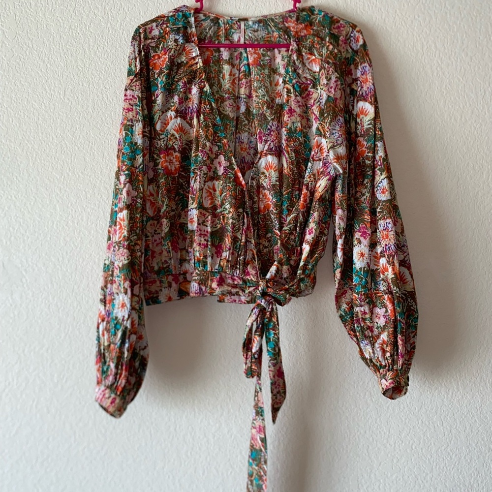 Free people wrap top